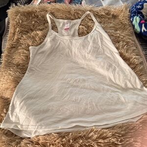 No Boundaries Cream Muscle Tee